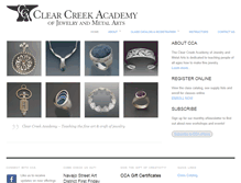 Tablet Screenshot of clearcreekacademy.com